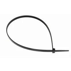 SET 100 PZ FASCETTE SERRACAVO AUTOBLOCCANTI IN NYLON NERO 4.8MM X 300MM 48-300-N