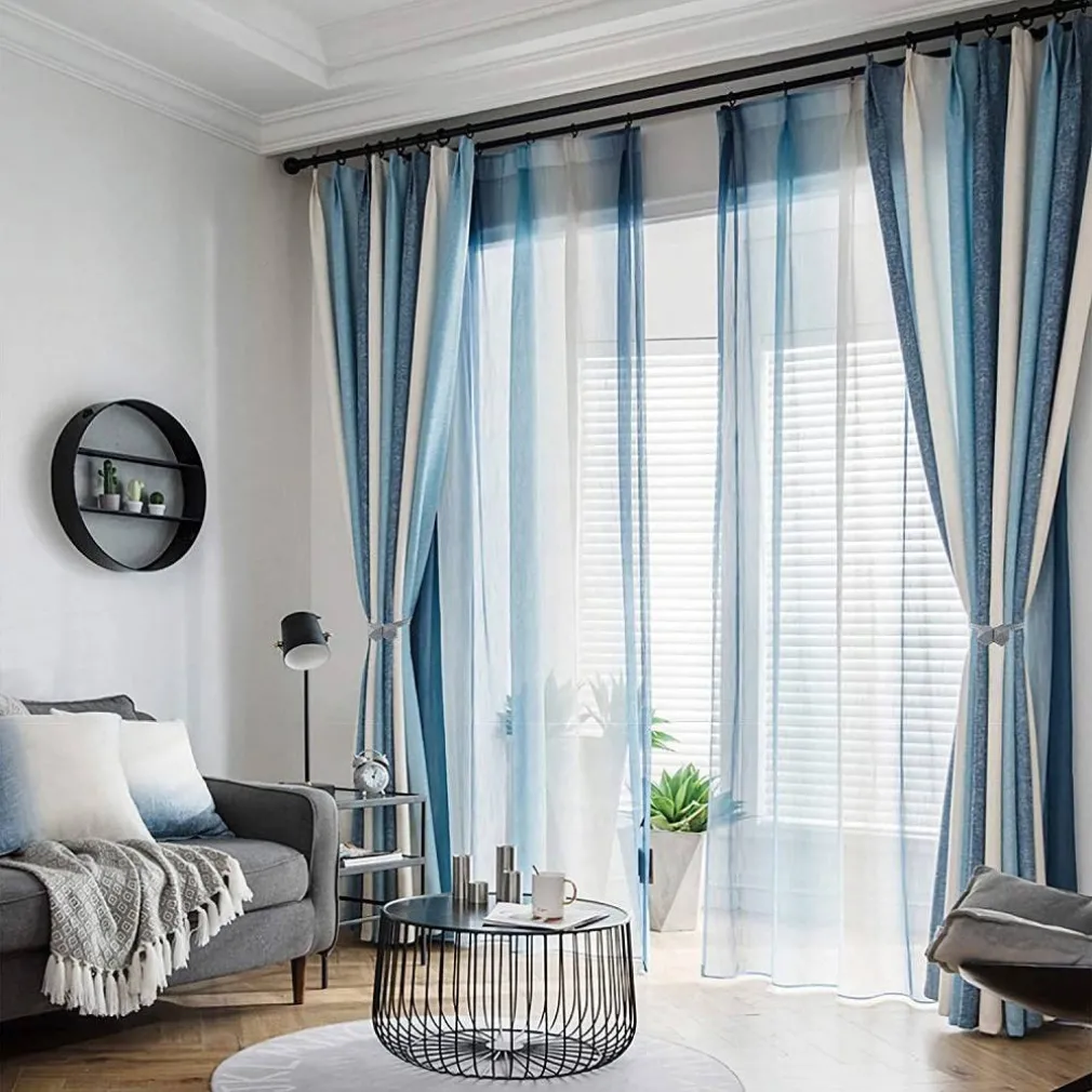 SET 2 PZ FERMATENDE MAGNETICI PER TENDA MODERNO FIBBIA INTRECCIATA COLORE GRIGIO