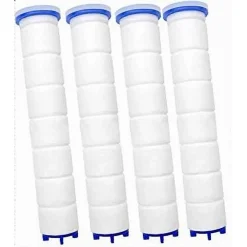 SET 4 PZ FILTRO RICAMBIO PER DOCCETTA SOFFIONE DOCCIA DEPURA ACQUA BAGNO 87517