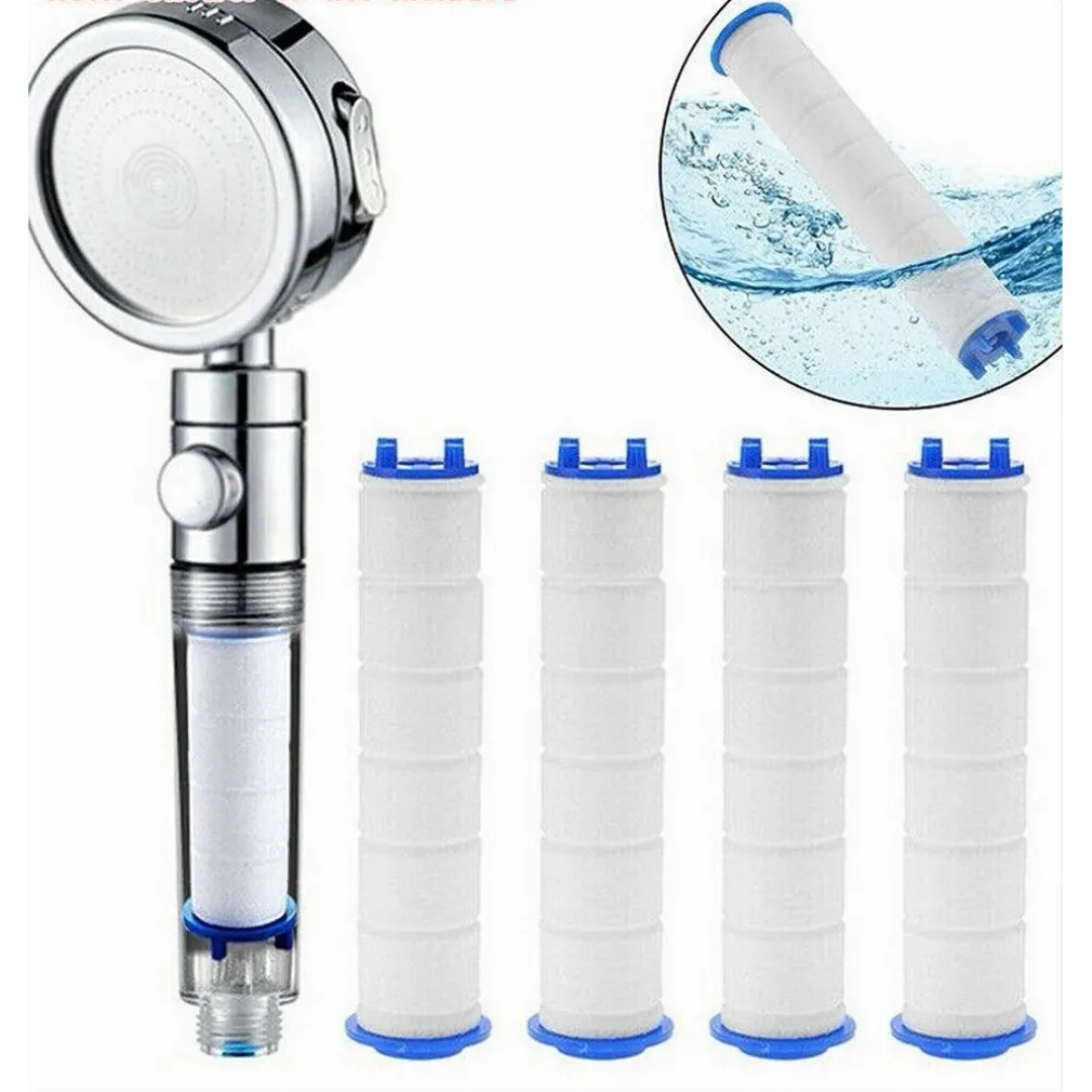 SET 4 PZ FILTRO RICAMBIO PER DOCCETTA SOFFIONE DOCCIA DEPURA ACQUA BAGNO 87517