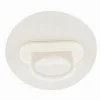 SET 2 PZ GANCI ADESIVI AD ANELLO PER ASTA TENDE DA PARETE BAGNO CASA TONDI 87362