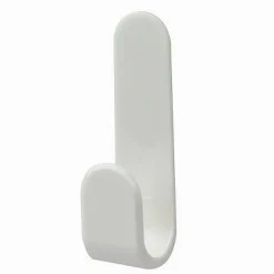 SET 2 PZ GANCI ADESIVI APPENDINI PARETE CASA CUCINA BAGNO ATTACCAPANNI 9CM 79341