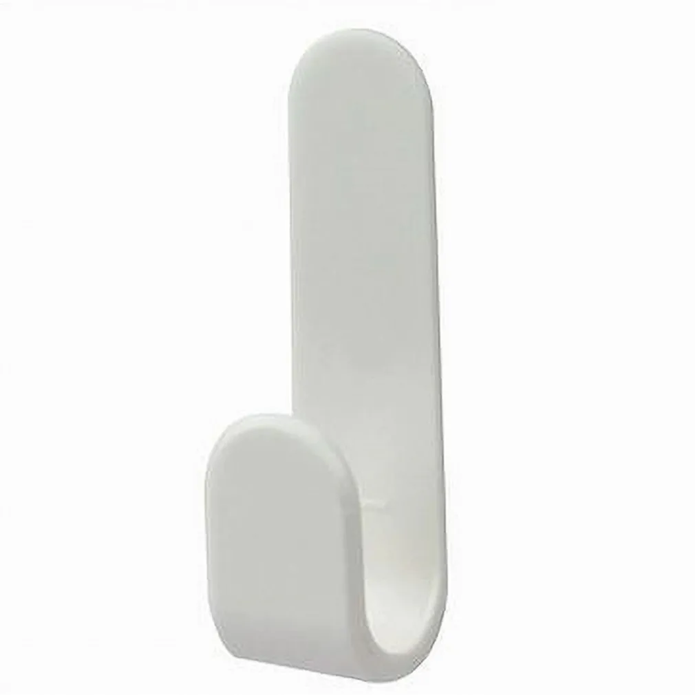 SET 2 PZ GANCI ADESIVI APPENDINI PARETE CASA CUCINA BAGNO ATTACCAPANNI 9CM 79341