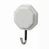 SET 2 PZ GANCI ADESIVI ATTACCAPANNI DA PARETE FORMA OTTAGONALE CASA 7.5 CM 79335
