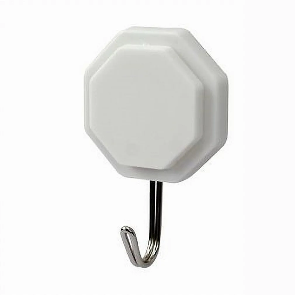 SET 2 PZ GANCI ADESIVI ATTACCAPANNI DA PARETE FORMA OTTAGONALE CASA 7.5 CM 79335