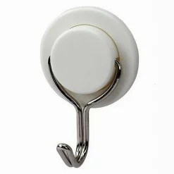 SET 4 PZ GANCI ADESIVI ATTACCAPANNI DA PARETE FORMA CIRCOLARE CASA 5.5 CM 79336