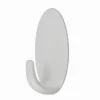 SET 5 PZ GANCI APPENDINI ADESIVI OVALI A PARETE CUCINA BAGNO ATTACCAPANNI 59678