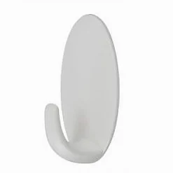 SET 5 PZ GANCI APPENDINI ADESIVI OVALI A PARETE CUCINA BAGNO ATTACCAPANNI 59678