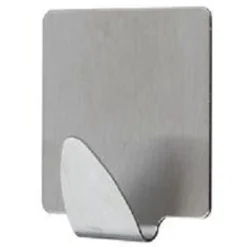 SET 4 PZ GANCI APPENDINI ADESIVI PARETE CUCINA BAGNO ATTACCAPANNI QUADRATI 59663