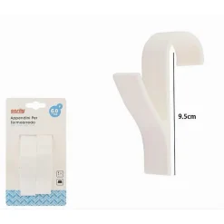 SET 2 PZ GANCI PER TERMOARREDO BAGNO APPENDINI PORTASCIUGAMANI RADIATORE 87004