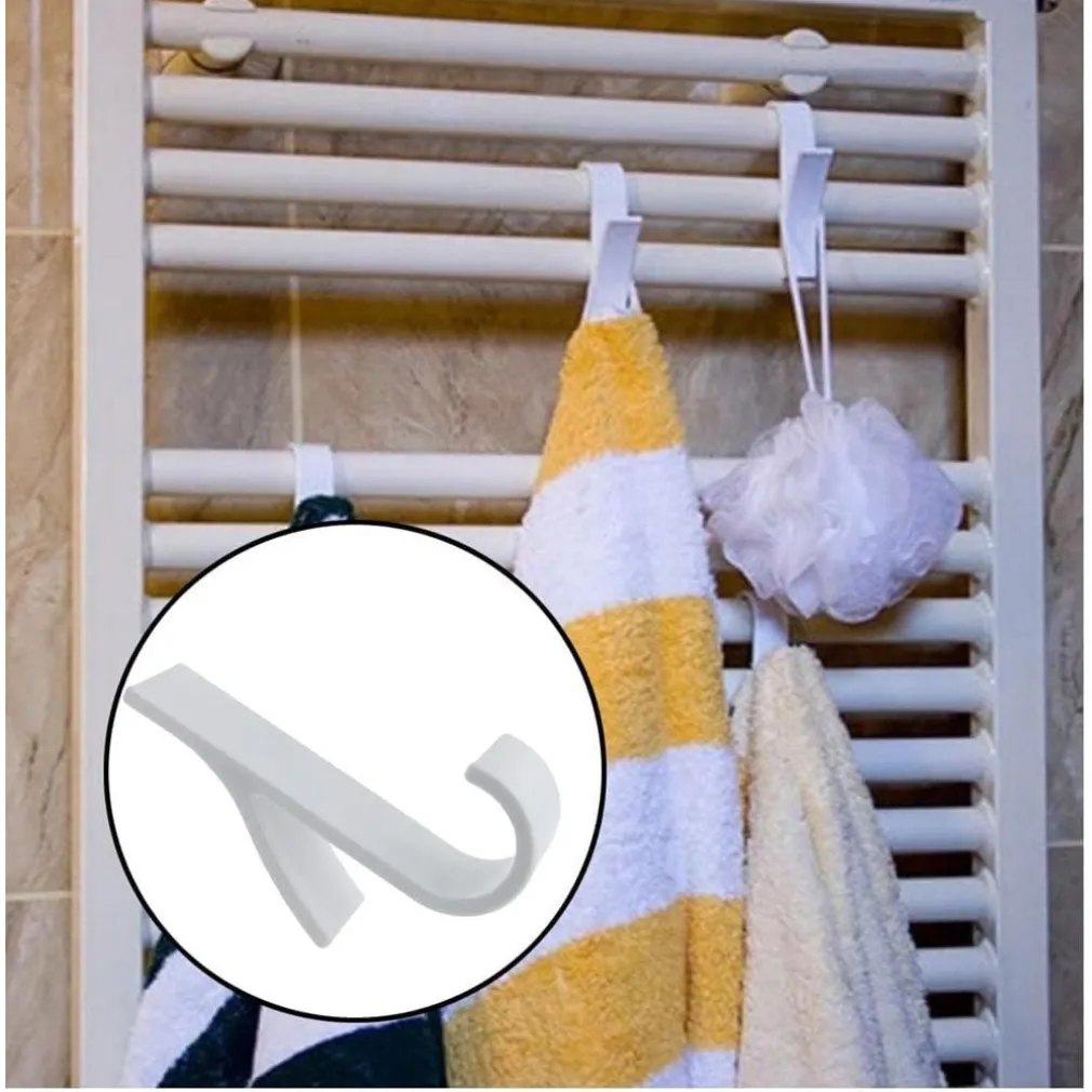 SET 2 PZ GANCI PER TERMOARREDO BAGNO APPENDINI PORTASCIUGAMANI RADIATORE 87004