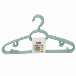 SET 5 PZ GRUCCE PLASTICA STAMPELLE APPENDIABITO PANTALONI GIACCHE AZZURRO 79327