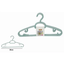 SET 5 PZ GRUCCE PLASTICA STAMPELLE APPENDIABITO PANTALONI GIACCHE AZZURRO 79327