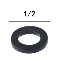 SET 12 PZ GUARNIZIONI IN GOMMA NERA 1/2 O-RING TUBO IDRAULICA ACQUA BAGNO 59116