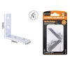 SET 4 PZ LASTRINE AD ANGOLO LASTRINA ANGOLARE 50X50X15X2MM CON VITI MOBILI 57113