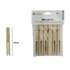 SET 18 PZ MOLLETTE PINZE BUCATO PANNI IN LEGNO BRICOLAGE HOBBYSTICA 95MM 53894A