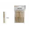 SET 18 PZ MOLLETTE PINZE BUCATO PANNI IN LEGNO BRICOLAGE HOBBYSTICA 110MM 53895A