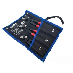 SET 3 PZ PINZE POLIGRIP PINZA A PAPPAGALLO CON PULSANTE REGOLABILE 8" 10" 12"