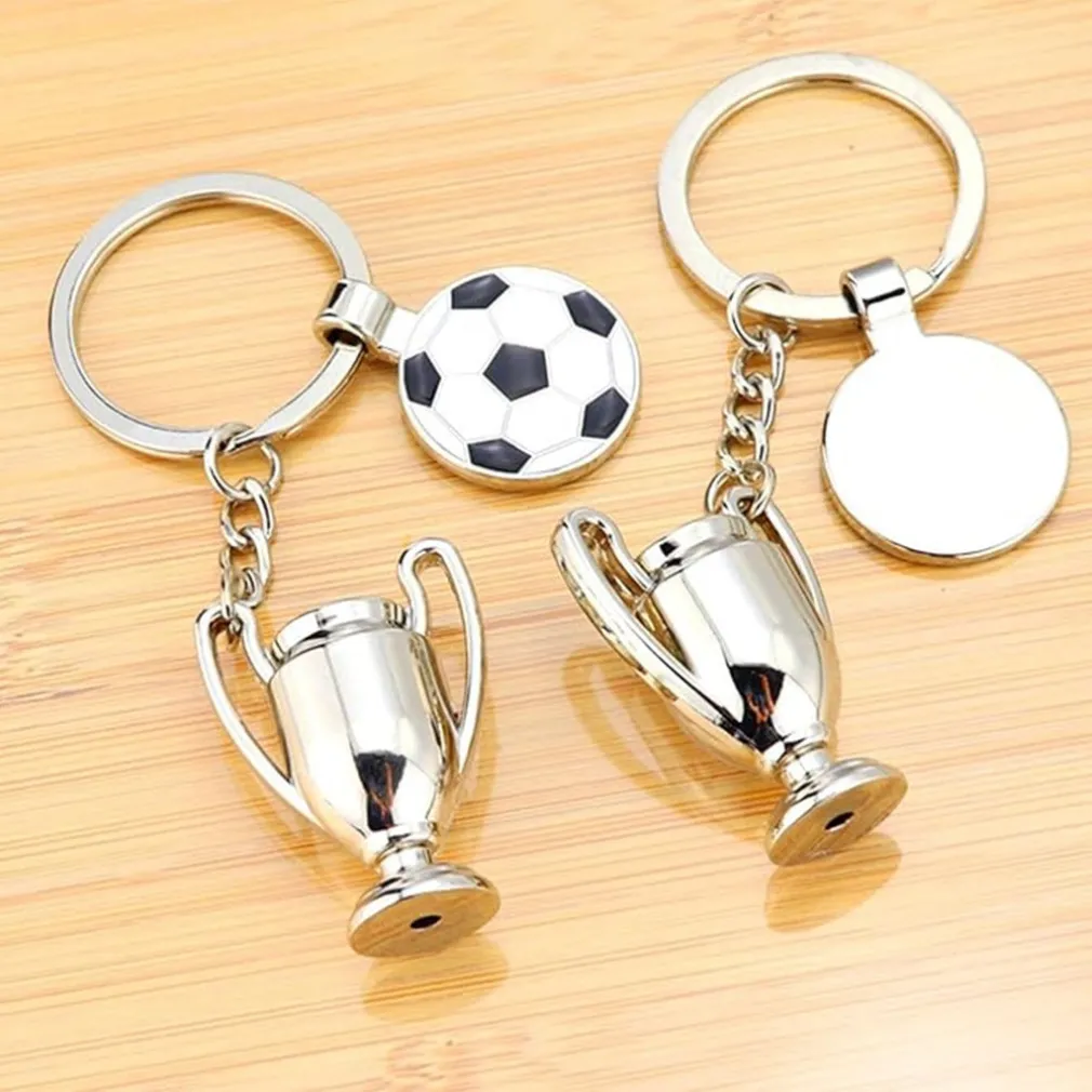 SET 12 PZ PORTACHIAVI DA CALCIO CON PALLONE COPPA PER UOMO DONNA SPORTIVO BOMBONIERE