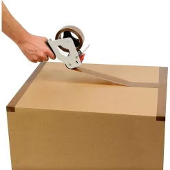 SET 6 PZ ROTOLI NASTRO ADESIVO PACCHI 50MMX132MT SILENZIOSO IMBALLO COLORE AVANA