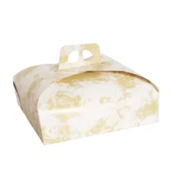 SET 3 PZ SCATOLA PORTA TORTA 25X25 CM PER ALIMENTI DOLCI PASTE PASTICCERIA 58000