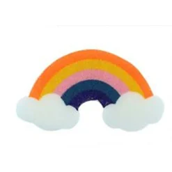 SET 2 PZ SPUGNA CORPO BAGNO DOCCIA TONIFICANTE PELLE COLORATE FORMA DI ARCOBALENO 10689