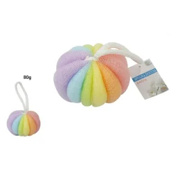 SET 2 PZ SPUGNA DOCCIA A RETINA PER BAGNO RETE ESFOLIANTE CORPO ARCOLBALENO 79309