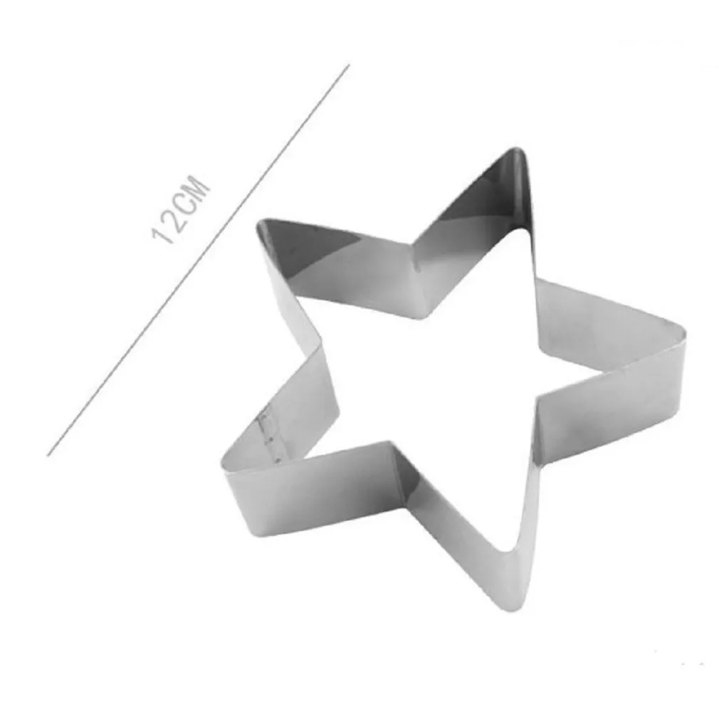 SET 2 PZ STAMPO FORME PER DOLCI TORTE BISCOTTI STAMPI FORMA DI STELLA 12CM 98940