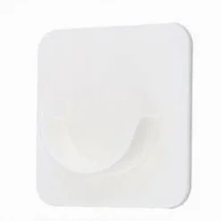 SET 4 PZ SUPPORTI ADESIVI PER BASTONE PER TENDA BAGNO ASTE DOCCIA BIANCO 87358