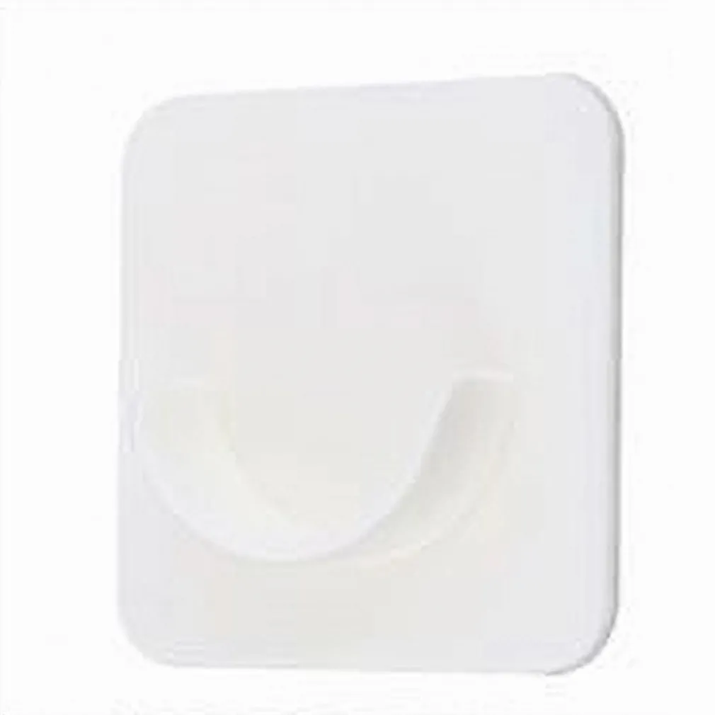 SET 4 PZ SUPPORTI ADESIVI PER BASTONE PER TENDA BAGNO ASTE DOCCIA BIANCO 87358