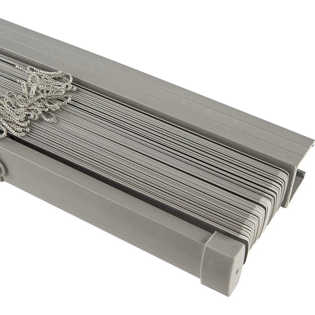 SET 2 PZ TENDA VENEZIANA 80X160CM IN PVC CON ASTA CASA PARASOLE IN 2 COLORI 015554