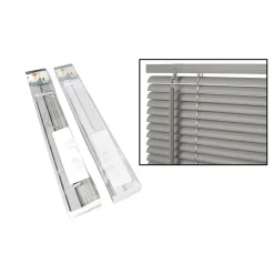 SET 2 PZ TENDA VENEZIANA 80X160CM IN PVC CON ASTA CASA PARASOLE IN 2 COLORI 015554