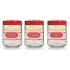 SET 3 PZ TRIS BARATTOLI DA CUCINA IN VETRO LOOK SALE ZUCCHERO CAFFÈ DA 800 CC