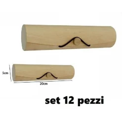 SET 12 SCATOLE BOX ASTUCCIO IN LEGNO DECOUPAGE PORTAGIOIE COFANETTO 53484A