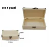 SET 4 SCATOLE BOX ASTUCCIO IN LEGNO DECOUPAGE PORTAGIOIE COFANETTO 53372A