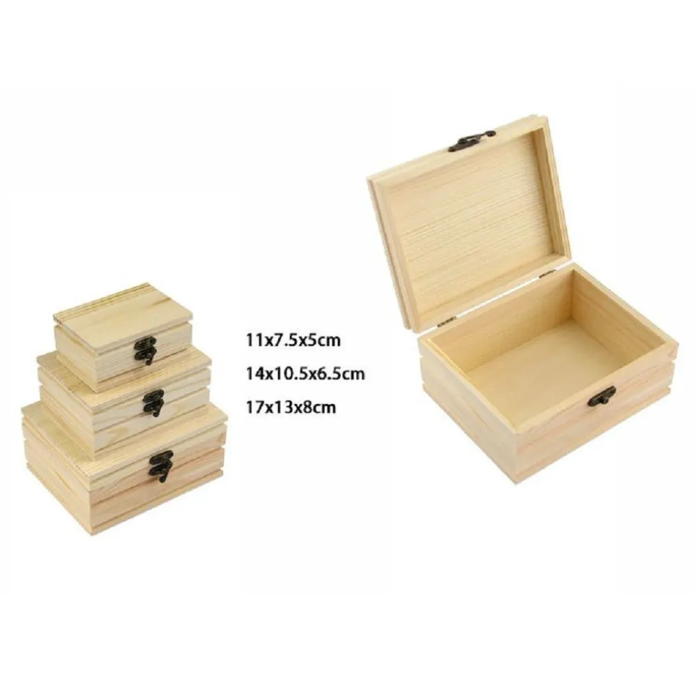 SET 3 SCATOLE IN LEGNO DECOUPAGE TRIS MATRIOSKA SCATOLA COFANETTO 74013A LY30114