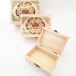 SET 3 SCATOLE SFERA MATRIOSKA RF_63806 SCATOLA RETTANGOLARE LEGNO PORTAGIOIE