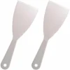 SET 2 SPATOLE TRIANGOLARE COLTELLO RF_111 PER PIZZA 50MM PLASTICA RASCHIETTO PALETTA