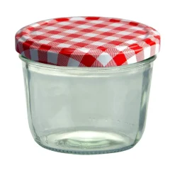 SET 4 VASETTI VASETTO BARATTOLI VETRO 60 ML CONSERVE COPERCHIO AVVITABILE