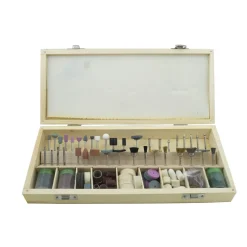 SET ACCESSORI UTENSILI SMERIGLIATRICE MINI TRAPANO PUNTE FRESE 200 PZ MODELLISMO