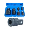 SET ADATTATORI RIDUTTORI 6PZ A IMPATTO PER BUSSOLE PER UTENSILI ARIA COMPRESSA