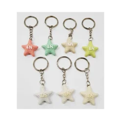 SET BOMBONIERA BOMBONIERE STELLA MARINA 18 ANNI COMPLEANNO CERAMICA PORTA CHIAVI