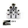 SET BUSSOLE TORX STELLA ADATTATORE 6 PEZZI CON ATTACCO 1/4" 4 5 6 7 8 10 CR-V