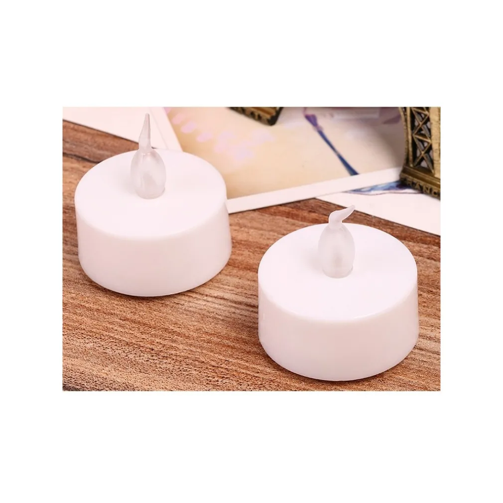 SET CANDELE CANDELINE A BATTERIA TEA LIGHT A LED MULTICOLORE RGB EFFETTO FIAMMA