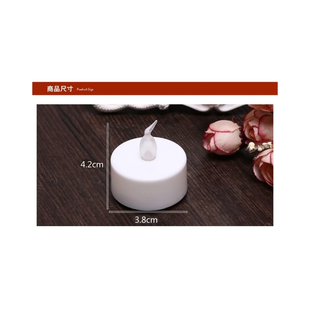 SET CANDELE CANDELINE A BATTERIA TEA LIGHT A LED MULTICOLORE RGB EFFETTO FIAMMA