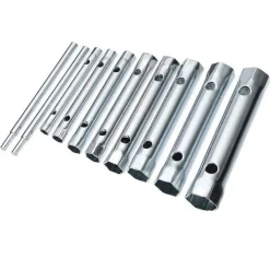 SET CHIAVI A TUBO 6-22MM ESAGONALI 10PZ CHIAVINI TUBOLARI LEVA A T IDRAULICA