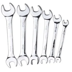 SET CHIAVI INGLESI 6 PZ DOPPIE A FORCHETTA 5.5-17 MM ACCIAIO CROMO VANADIO