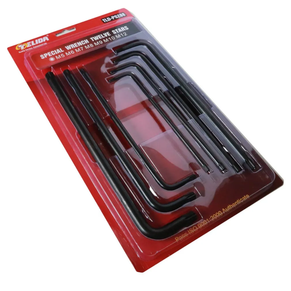 SET CHIAVI XZN MILLERIGHE A L CHIAVE SPLINE EXTRA LUNGHE M5 M6 M7 M8 M9 M10 M12