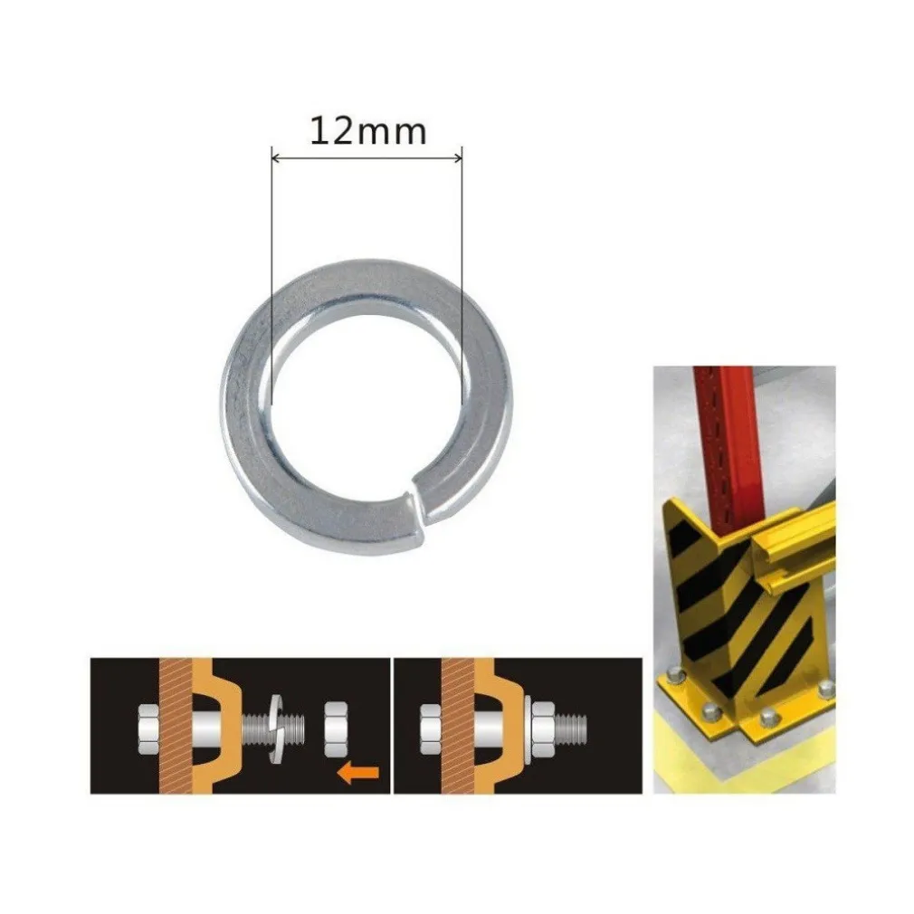 SET CONFEZIONE 65 GR. RONDELLE ELASTICHE IN ACCIAIO RONDELLA DIAMETRO 12MM 90838