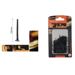 SET CONFEZIONE 60GR CHIODI PER SCARPE 16 MM NERI PER RIPARAZIONI CALZOLAIO 90888